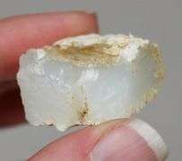Rough cut 70ct green Opal
