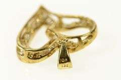 10K Yellow Gold 1.00 Ctw Diamond Classic Heart Love Pendant