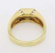 Bezel Set Men's Diamond Ring