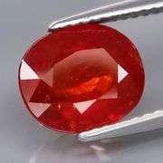 Striking 3.33ct top red orange Spessartite Garnet