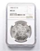MS63 1882-CC Morgan Silver Dollar NGC