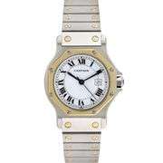 Cartier Santos Octagon Midsize 18K Yellow gold and stainless steel Automatic