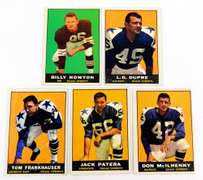 5 Topps 1961 Dallas Cowboys Football Cards