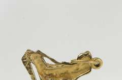 14K Yellow Gold Gemini Twins Astrology Zodiac Sign Charm/Pendant