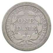 1843-O Seated Liberty Dime