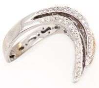 6.00ctw Pink and Yellow Sapphire and 0.50ctw Diamond Abstract Ring in 14K