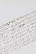 Sterling Silver - Italy Stamped - Super Flat Diamond-Cut Figaro Lot - 9 Chains - 5.4mm to 7.9mm Wide - 26 to 30 Inch