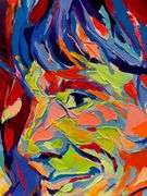 Pop Icon Painting  Federico Lopez Rolling Stones