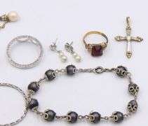 Group Lot of Vintage 925 Sterling Silver Jewelry
