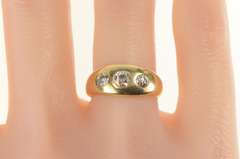 14K Yellow Gold 0.65 Old European Cut Diamond Engagement Ring