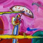 Sage with Umbrella by Peter Max