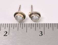 Pearl Earrings In Sterling Silver