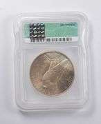 MS63 1923-S Peace Silver Dollar ICG