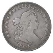 1806/9 Draped Bust Half Dollar 111a CUD REV