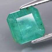 Stunning 1.37ct bright blue green Colombian emerald