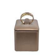 14K GOLD BAND RING WITH DIAMONDS