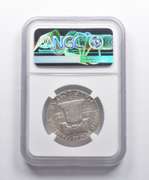 Mint Error AU53 1962 Franklin Half Dollar REV Lamination NGC