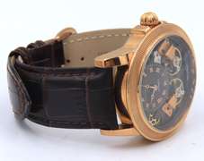 Stuhrling Watch with Brown Leather Strap