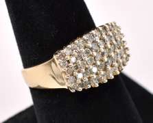 Ravishing Diamond Ring In 14K Yellow Gold