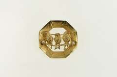 14K Yellow Gold Three Little Birds Retro Pearl Vintage Pin/Brooch