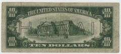 Scarce Series of 1934-A $10 Hawaii Federal Reserve Note