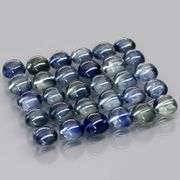 Glistening 5.30ct heated only Sapphire cabochon set