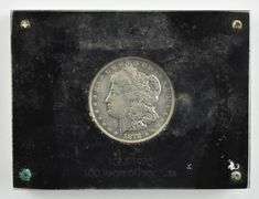 1878 Morgan Silver Dollar General Electric Supply Holder