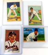 4 Bowman Gum 1951 Baseball Cards