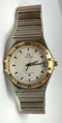 OMEGA UNISEX 34MM SS/YG CONSTELLATION 6.5IN BRACELET