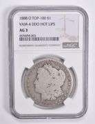 AG3 1888-O Morgan Silver Dollar TOP 100 VAM 4 DDO Hot Lips NGC Lowball