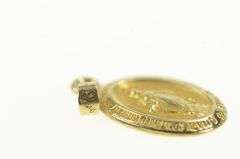 14K Yellow Gold Catholic Virgin Mother Mary Christian Charm/Pendant