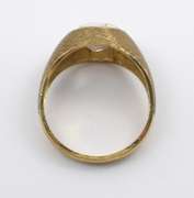 Man's White Sapphire Ring