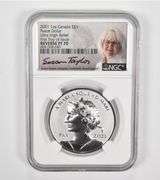 REV PF70 2021 Canada Silver Peace Dollar Ultra High Relief FDOI NGC