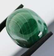 Excellent 43.77ct banded Malachite cabochon