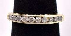 Lovely Diamond Ring In Yellow Gold