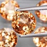 Matched! 5 piece 11.58ct full fire Imperial Topaz set