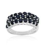 Sterling Silver Sapphire Ring