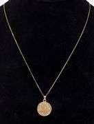 Graceful Tree Pendant Necklace In 14K Yellow Gold