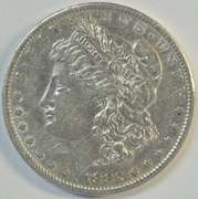 Very attractive 1882-CC Morgan Silver Dollar. Scarce date