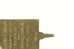 10K Yellow Gold 1950 Rutgers Economic Honors Society Charm/Pendant