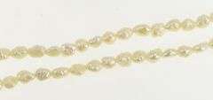 14K Yellow Gold Pearl Beaded Vintage Classic Statement Bracelet