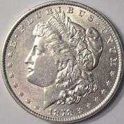 1878 Rev 1879 Morgan Silver Dollar, Circulated.