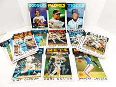 50+ Lot of 1986 Topps Oversized Baseball Cards