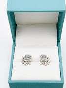 Cosmopolitan Diamond Sprouting 18k White Gold Earring