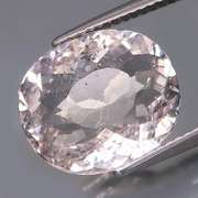 Superb 6.27ct high fire platinum pink Morganite