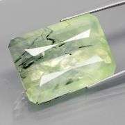 Superb 20.47ct rutilated Prehnite
