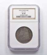 XF40 1836 Capped Bust Half Dollar O-116 50/00 NGC
