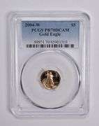 PR70 DCAM 2004-W $5 American Gold Eagle 1/10 Oz Gold PCGS