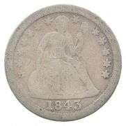 1843-O Seated Liberty Dime