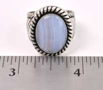 Sturdy Moonstone Ring In Sterling Silver